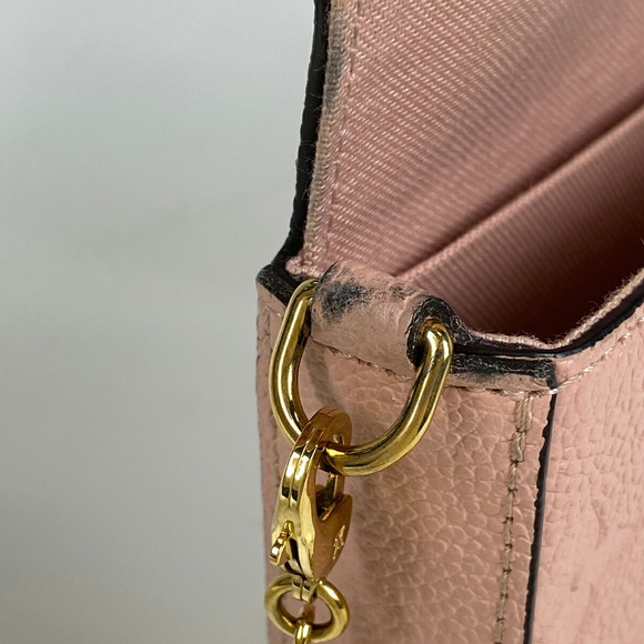 Louis Vuitton Felicie Pochette Shoulder Bag Empreinte Rose Pink Poudre - Picture 6 of 8